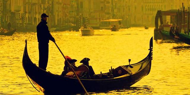 Night Ride in Venice