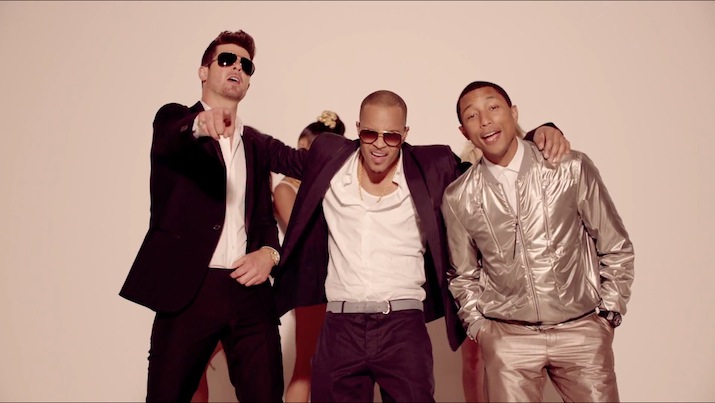 Blurred Lines (Artist: Robin Thicke, featuring T.I. and Pharrell)