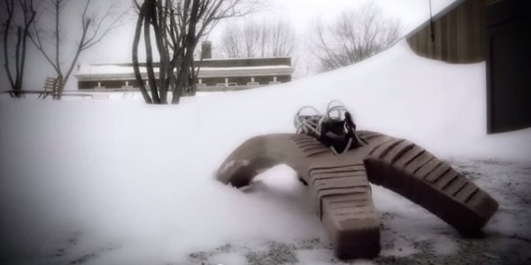 Rubbery Robot Fights Blazes, Snow And Gets Run Over