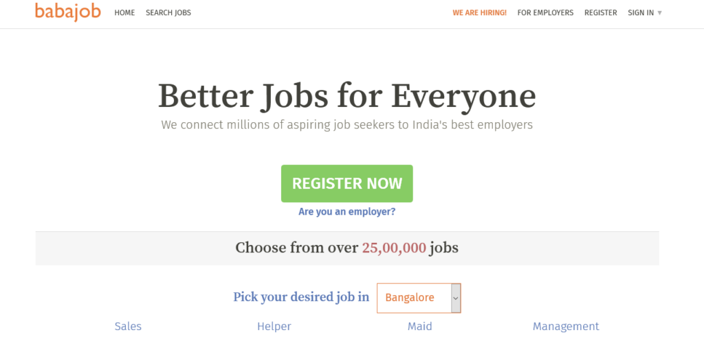 A Pool Of Job Opportunities Created by Employers On The Net