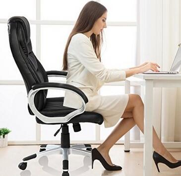 Comfortable Working With Luxury Leather Ergonomic Chairs