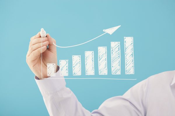 Bar chart business growth